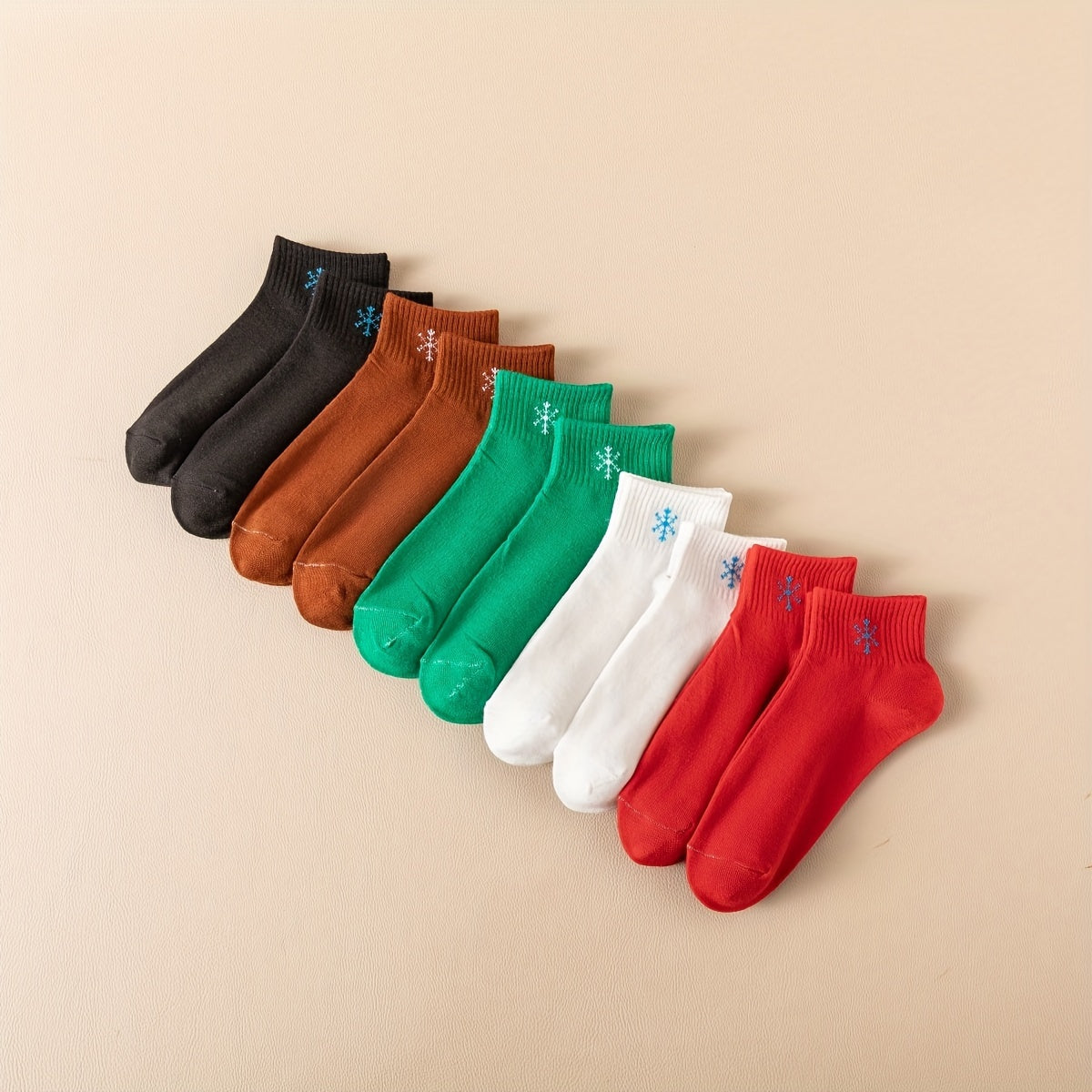 Christmas Cartoon Ankle Crew Socks Pack Women's Stocking
