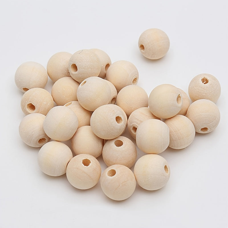 Beaded Wooden Beads Jewelry Accessories Round Beads