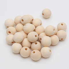 Beaded Wooden Beads Jewelry Accessories Round Beads