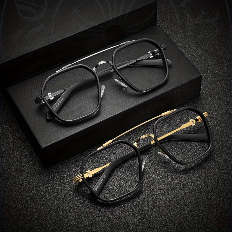 Stainless Steel Frame Glasses For Men