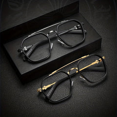 Stainless Steel Frame Glasses For Men