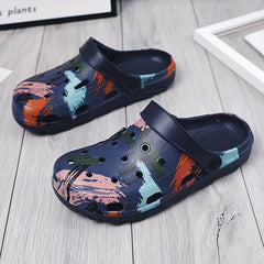 Unisex Lightweight Comfy Clogs Hollow Out Non Slip Garden Shoes