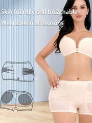 Mesh Stitching Shaping Panties Tummy Control Butt Lifting Underwear
