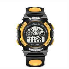 Luminous Round Electronic Student Wrist Watch Digital Watch For Boys
