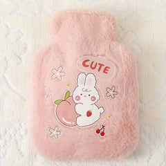 Water Injection Plush Warm Hot Water Bag