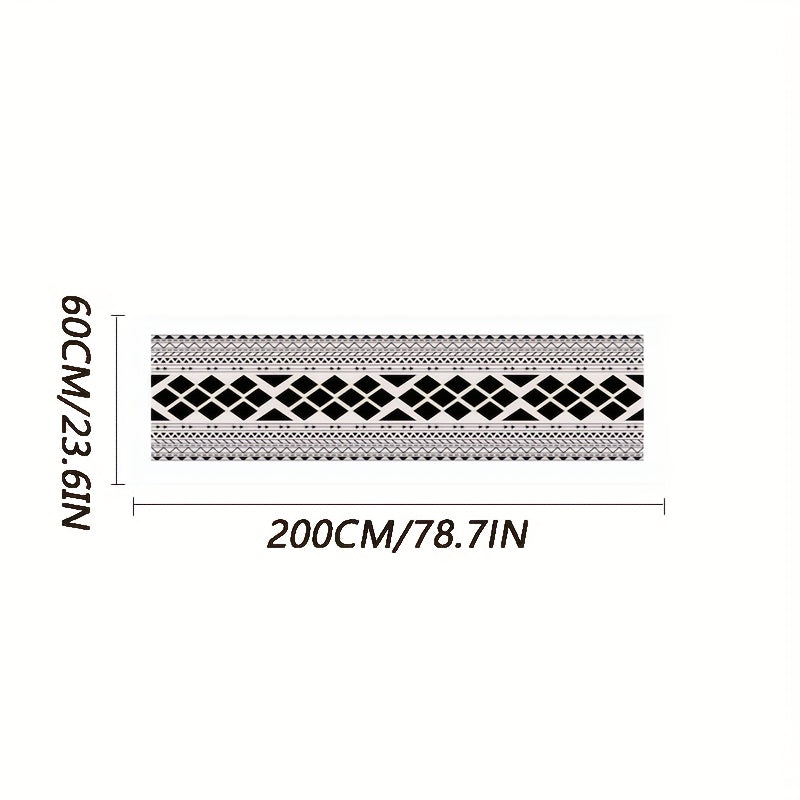 Nordic Minimalist Long Hallway Rug Kitchen Mat Absorbent Bath Mat