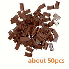 ABS Plastic 1x2 Light Plate Bricks Mixed Building Blocks DIY Education Toy Parts