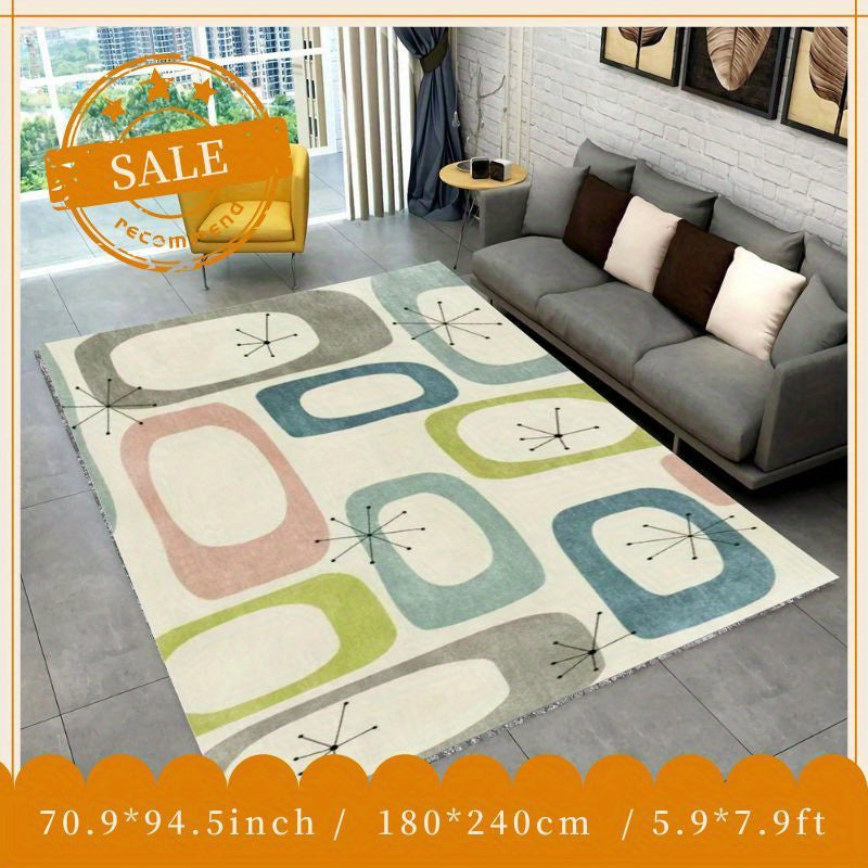 Soft Faux Cashmere Area Rug Anti Slip Heavy Duty Dirt Resistant 31.5x47.2