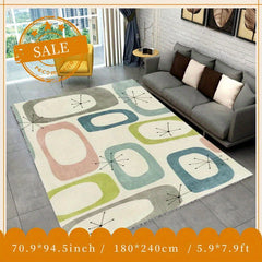 Soft Faux Cashmere Area Rug Anti Slip Heavy Duty Dirt Resistant 31.5x47.2