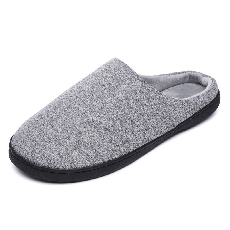 Men's Memory Foam Plush Lining Slippers Winter Comfort
