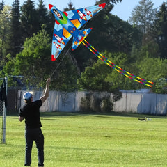 Airplane Kite for Outdoor Fun in Beach Park Yard