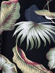 Tropical Print Joggers Elastic Waist Loose Pajamas Pants