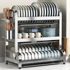 304 Stainless Steel Kitchen Dish Drain Rack for Home Kitchen