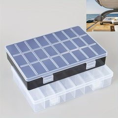 24 Grid Plastic Storage Box for Jewelry Organization