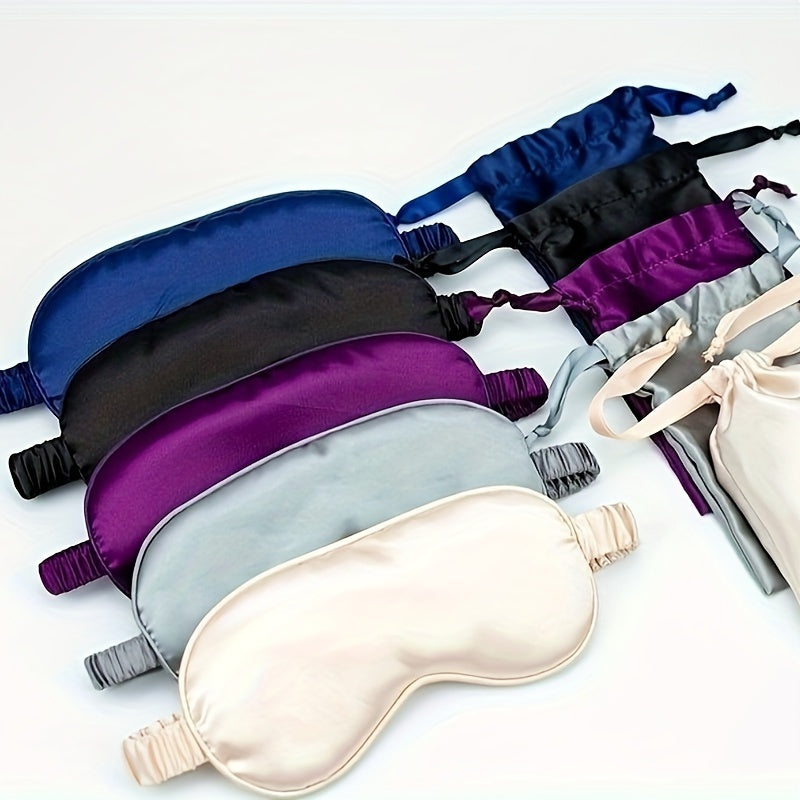 Soft Eye Mask Blackout Blindfold with Storage Bag