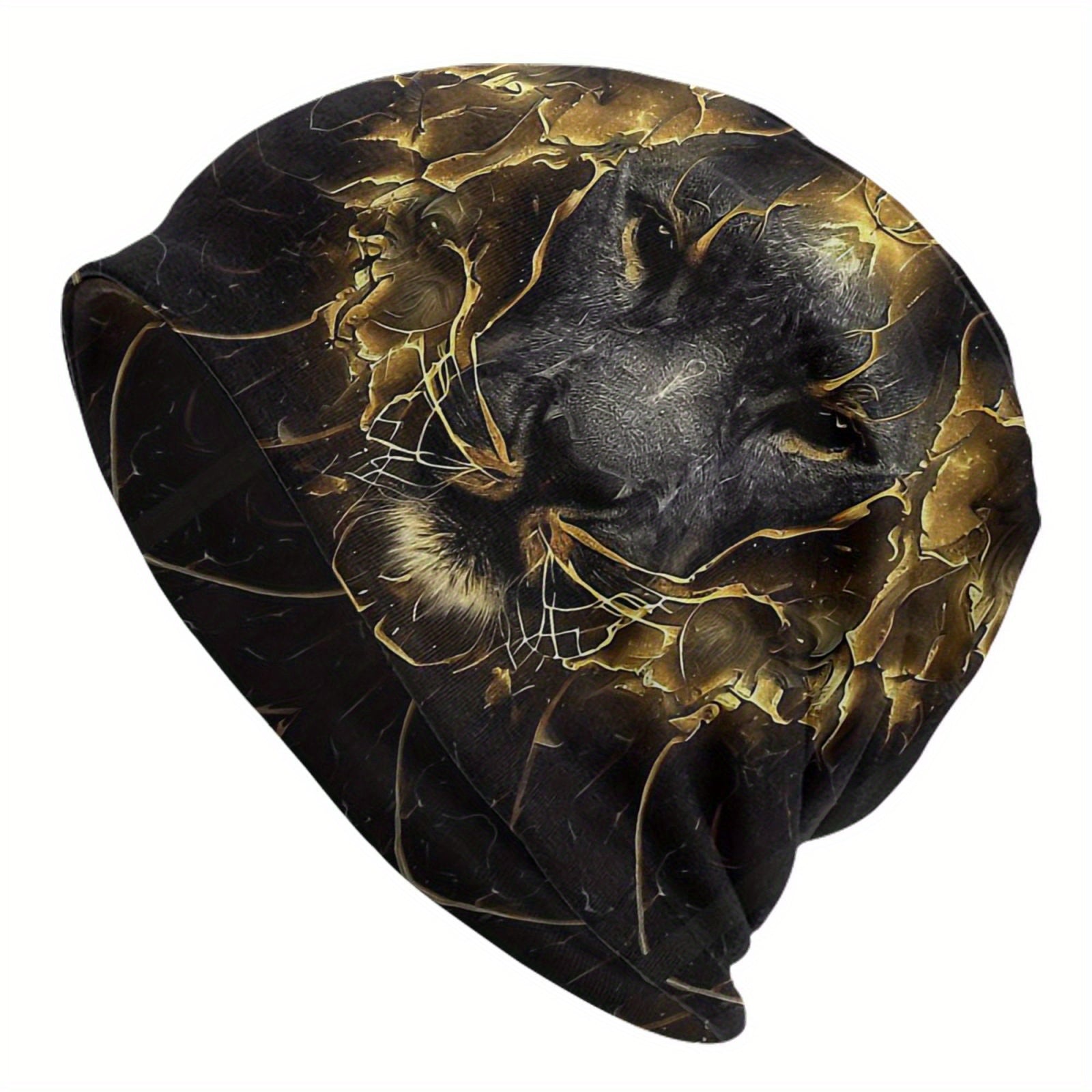 3D Pattern Lightweight Slouchy Beanie For Outdoor Activities
