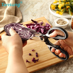 TANSUNG Heavy Duty Kitchen Shears With Cover, Stainless Steel Scissors