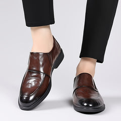 Men's Apron Toe Loafer Shoes Non slip Slip On Shoes Spring Summer