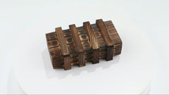 Wooden Secret Puzzle Box for Adults - Hidden Compartments