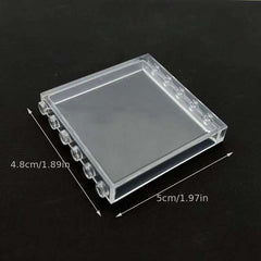 5pcs DIY Building Block Transparent Door Window Frame Wall City Panel Bricks