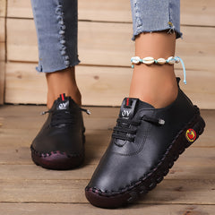 Soft Sole Flat Round Toe Loafers Shoes Lightweight Comfortable Breathable Skate