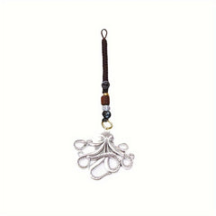 Vintage Alloy Octopus Keychain Pendant Gift For Men Women