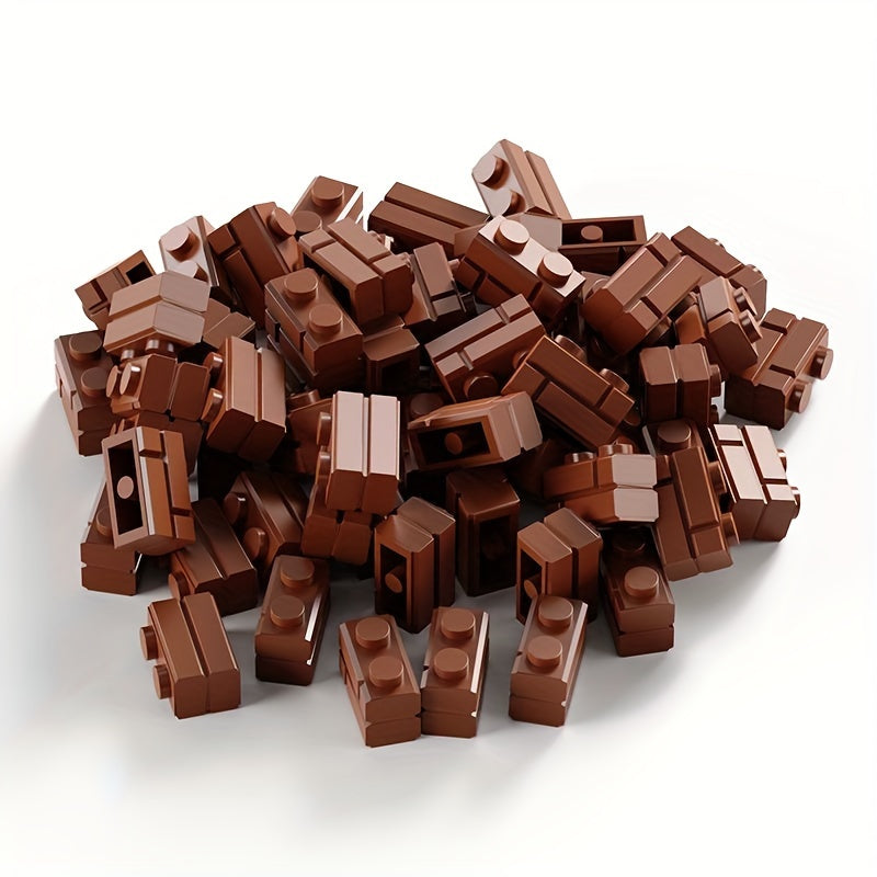 120pc Brick Wall Tiles Building Blocks for DIY Architecture Kit