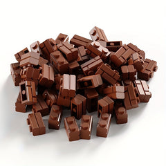 120pc Brick Wall Tiles Building Blocks for DIY Architecture Kit