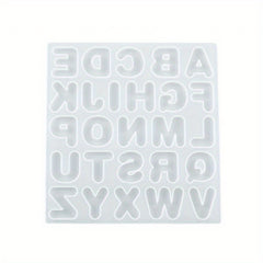 Resin Mold Letter Keychain Pendant Silicone Mould DIY Crafts