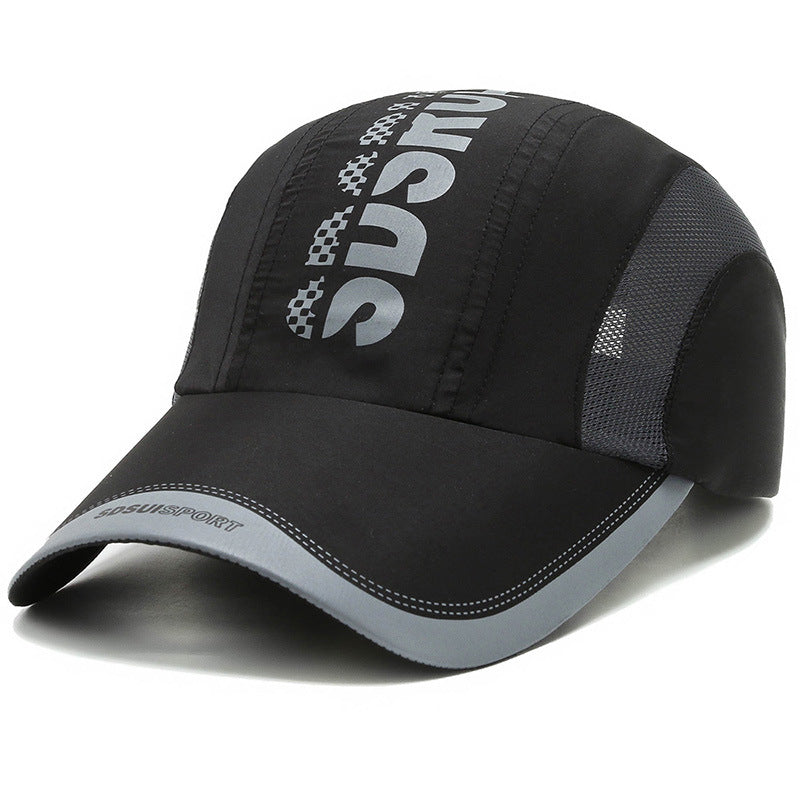 Summer Baseball Cap Outdoor Sun Hat Quick Dry Breathable Mesh Hat