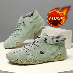 Women's Plush Inner Snow Boots Non slip Comfort Ankle Boots Walking Shoes
