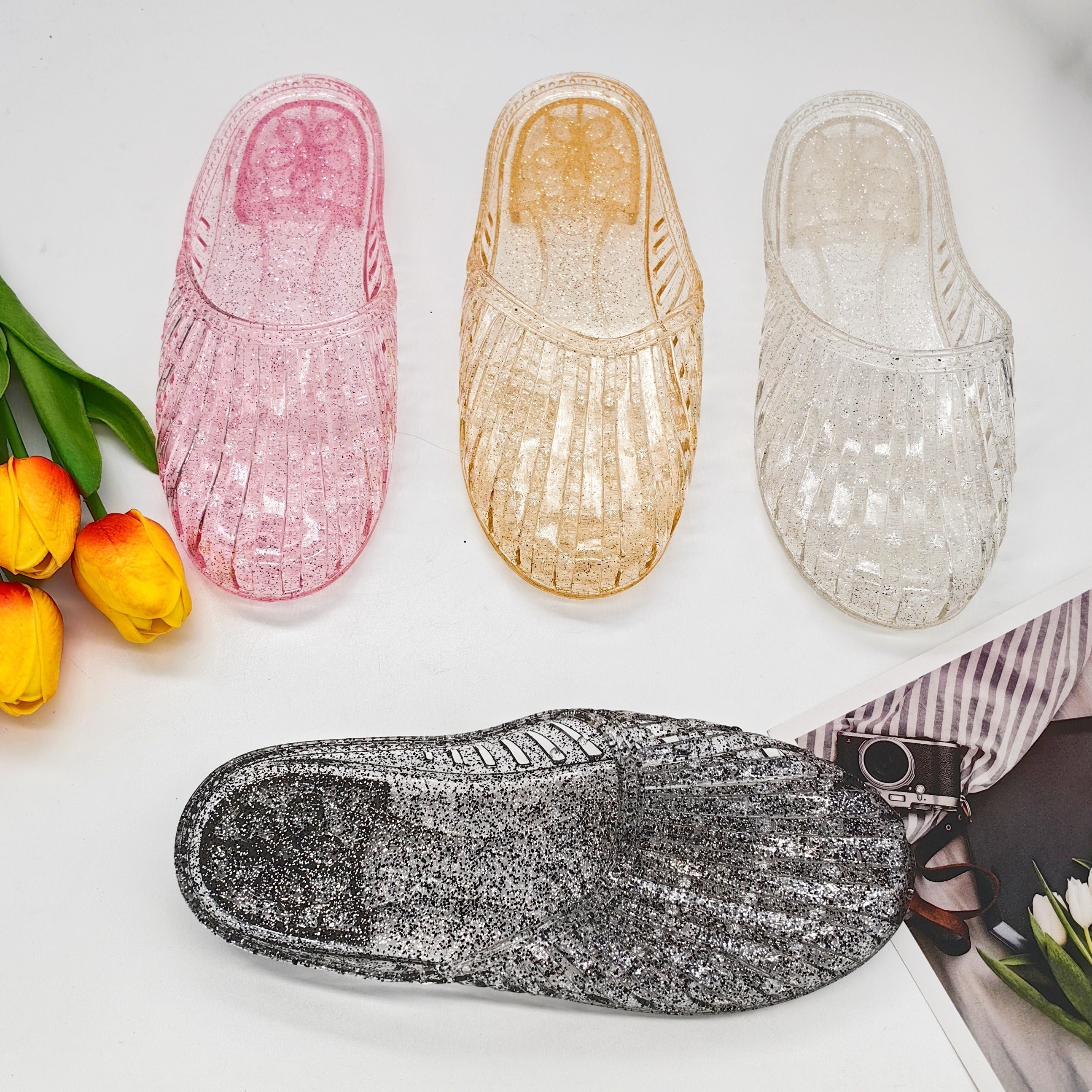 Women's Stylish Hollow Out Slides Outdoor Shoes