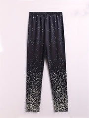 Dalmatian Print Skinny Leggings Women's Clothing