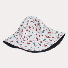 Cartoon Pattern Reversible Bucket Hat Sun Protection