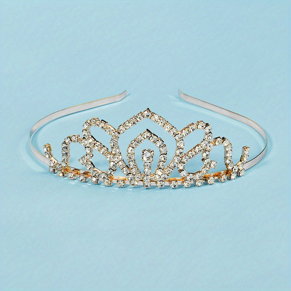 Sparkling Rhinestone Headband Tiara for Girls Women
