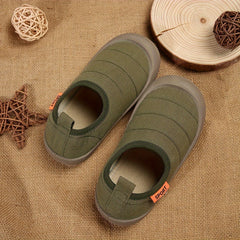 Boy's Solid Slip On Shoes Comfy Non Slip Casual Thermal Sneakers For Kids