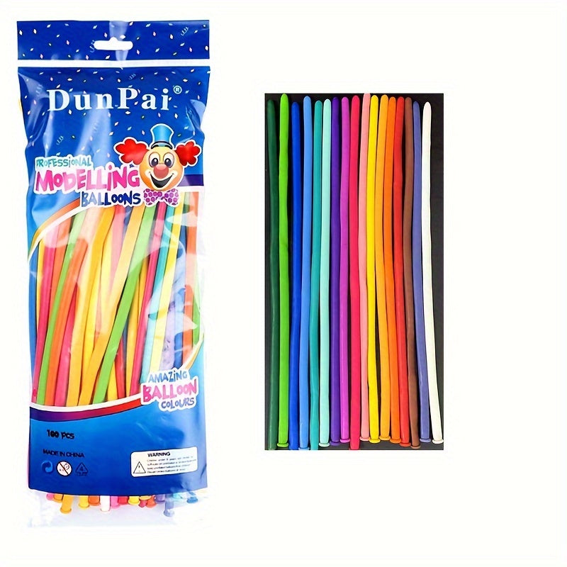 100pcs Modelling Balloons 260 Twisting Long Balloons DIY Animal Balloon
