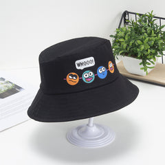 Girls Casual Cartoon Bucket Hat UV Protection Breathable Hat