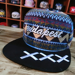 Boho Letter Embroidered Baseball Cap Snapback Hat