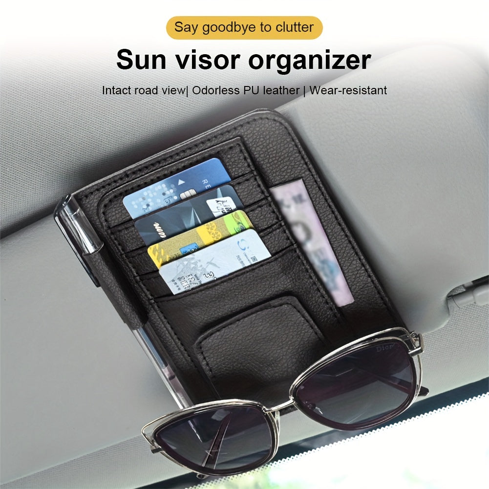 Car Sun Visor Organizer Pocket Auto Interior Accessories