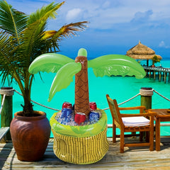 Inflatable Palm Tree Ice Bucket for Summer Parties