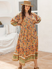 Boho Dress Women's Plus Maxi Dress