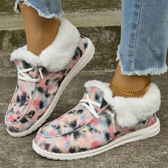 Women's Non Slip Winter Warm Snow Boots Soft Comfortable Platform Shoes