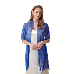 Thin Filigree Shawl Beach Towel for Prom Party