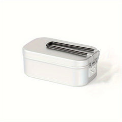 Portable Aluminum Lunch Box for Outdoor Camping