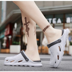 Men's Comfy Clogs Slip on Closed Toe Sandals Soft Sole Walking Shoes