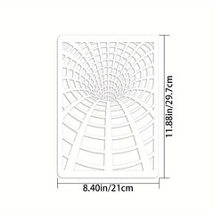 6X6in Mold DIY Layering Stencils Wall Painting Furniture Scrapbook Coloring