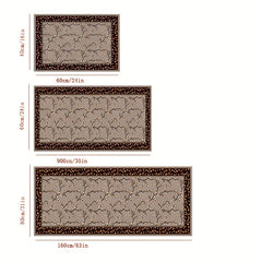 Cashmere Soft Hand-painted Flower Carpet 15.75x23.62in