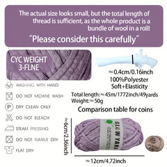 Coarse Luminous Yarn Face Mask DIY Kit