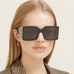 Large Wrap Around Sunglasses Mod Gradient UV400 Sun Shades for Driving